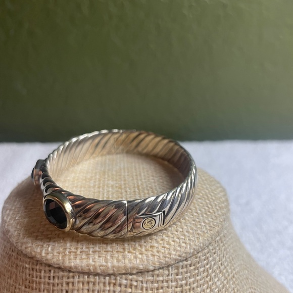 NWOT David Yurman Renaissance Onyx Albion Three Sculpted Bracelet - Picture 3 of 6
